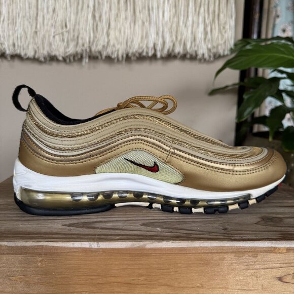 Nike Air Max 97 OG QS Metallic Gold (2017) 884421-700 Size 8.5 - Picture 7 of 17
